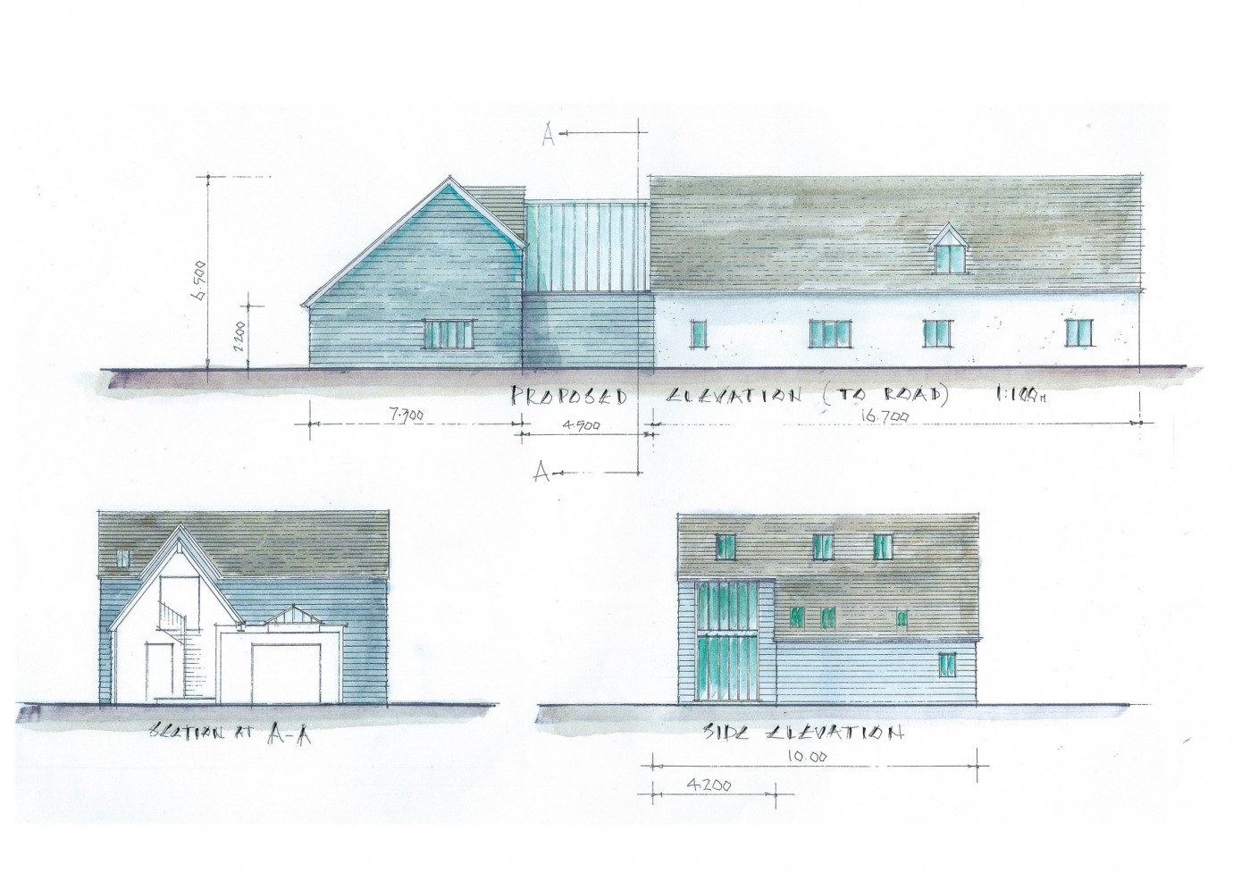 Elevations to a Cambridgeshire Cottage