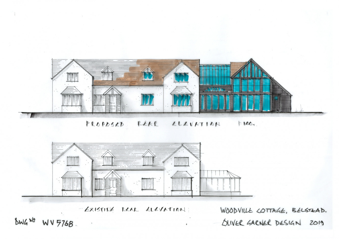 Elevations to a Cambridgeshire Cottage